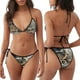 thumbnail image 3 of Fotbe Wolf Family Winter Wonderland Traje de Baño para Mujer de Dos Piezas – Bikini Sexy de Tirantes Tipo Halter con Diseño Triangular, 3 of 6