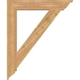 thumbnail image 3 of Ekena Millwork 5 1/2"W x 38"D x 46"H Traditional Traditional Smooth Bracket, Western Red Cedar, 3 of 4