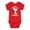 RED, variant on - Cute And Cuddly - Infant Baby One Piece Onesie