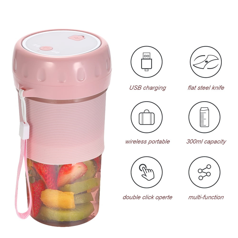 Homgeek Portable Blender Cordless Blender Juicer Mini Mixer Smoothie
