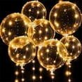 thumbnail image 2 of Globos transparentes, globos de burbujas brillantes con luces de cadena para decoración de San Valentín, Halloween, Navidad, bodas, fiestas de cumpleaños, 2 of 3