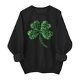 thumbnail image 1 of Ounisa St. Patrick's Day Sweatshirt for Women Clover Graphic T Shirts Patty's Day Long Sleeve Tee Tops Pullover, 1 of 6