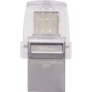 Kingston DataTraveler 32 GB MicroDuo 3C USB Flash (Best Usb 3 O Flash Drive)