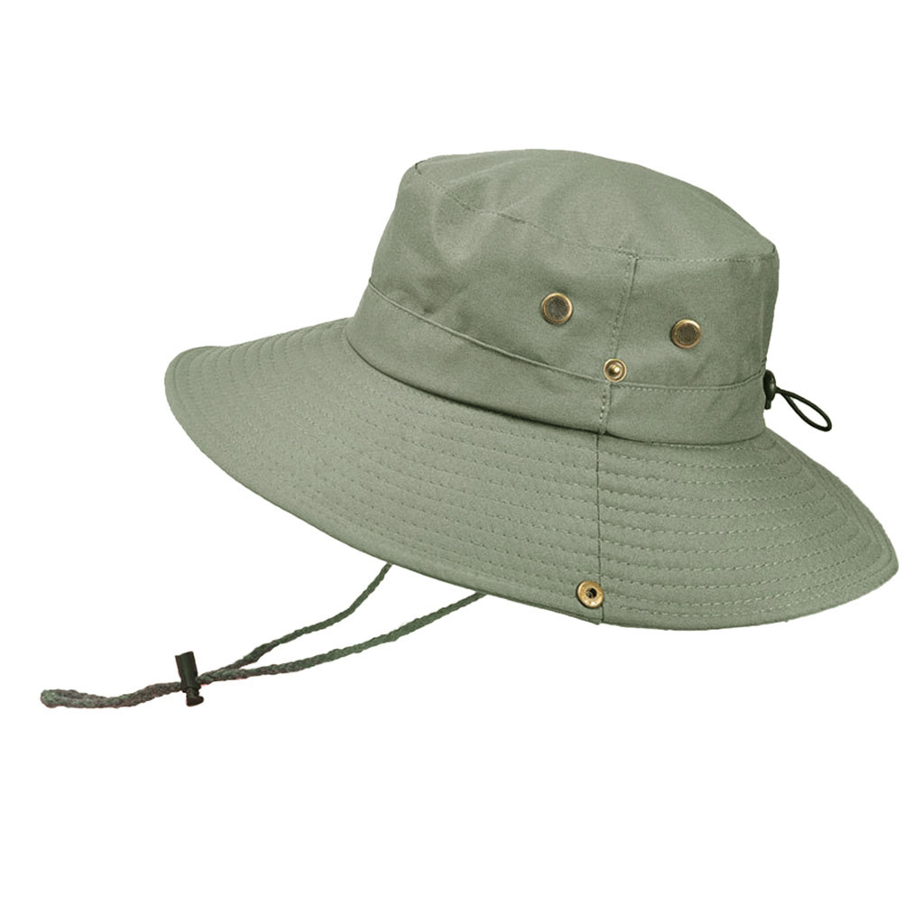Sayhi Fishing Bucket Hat Protection Boonie Outdoor Summer Hat Cap Sun