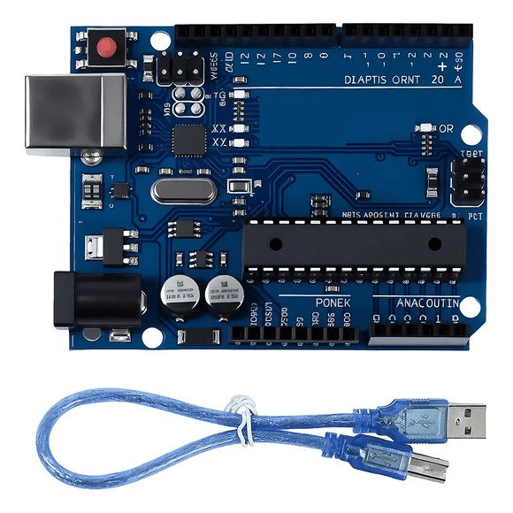 "Tarjeta Uno R3 Cable Atmega328p Compatible Con Arduino "Belug