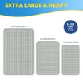 thumbnail image 3 of OTHWAY Large Shower Mat 31x19, TPE Non Slip Shower Mat, Inside Shower Mat with Drain Holes Suction Cups, Walk in Shower Mat for Shower Stall, Anti-Slip for Elderly Kids (Dark Gray), 3 of 8