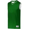 thumbnail image 2 of Augusta Reversible Two-Color Jersey 152 Dark Green/White S, 2 of 2