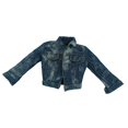 thumbnail image 1 of 1/6 muñecas de la chaqueta de mezclilla ropa de muñeca para figuras de acción de 12 '' azul oscuro, 1 of 9