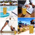 thumbnail image 7 of 11oz Double-Wall Vacuum Insulated Stainless Steel Tumbler with Straws Sports Mugs BPA-Free Honey Jars and Bees Pattern, 7 of 7