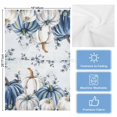 thumbnail image 5 of Blue Pumpkin Fall Kitchen Towels Set of 2, Water Absorbent Dish Towel, Thanksgiving Watercolor Eucalyptus Leaves Decorative Hand Towels - Quick Drying Cloth for Cooking Baking, 18x28 Inch, 5 of 8