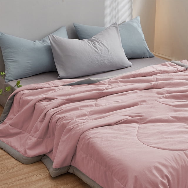 Colcha ligera lavable a máquina para verano • Edredón fino refrescante y transpirable para todas las estaciones • Manta fresca para dormir en habitaciones con aire acondicionado