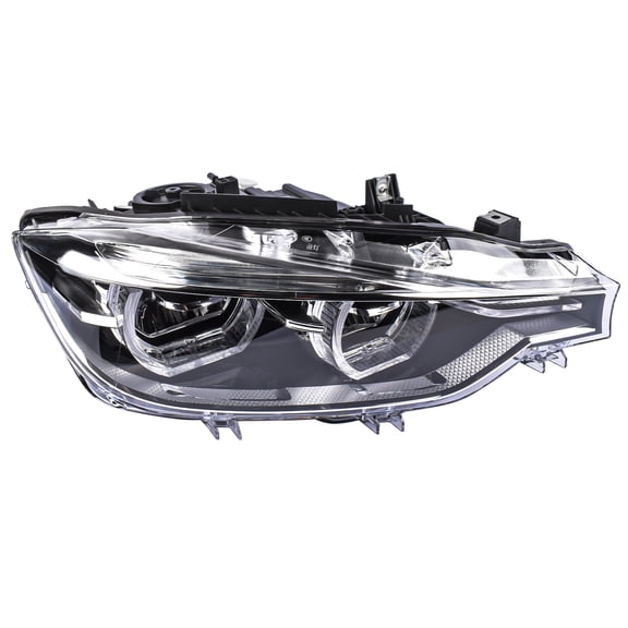 GELUOXI Right Side LED Headlight Assembly for BMW 3 Series 330i 328i 320i 328d 2016-2019 63117419630