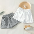thumbnail image 4 of FYDUU Girls Summer 2 Piece Outfits Girls Sleeveless Hooded Top And Shorts Two Piece Set Summer Sweatsuits Casual Sports Suit Cute Girl Summer Outfits, 4 of 4