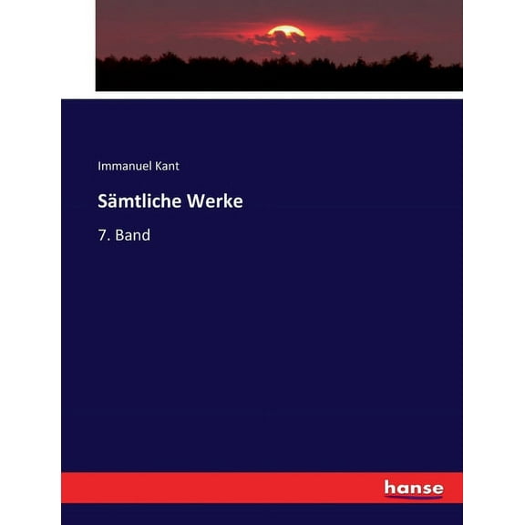 SÃ¤mtliche Werke: 7. Band, (Paperback)