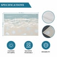 thumbnail image 6 of Blue Coastal Starfish Placemats Set of 12, Summer Beach Ocean Abstract Art Placemats for Dining Table, Place Mats for Kitchen Tabletop, Waterproof Wipeable Dining Table Mats Set, 6 of 9