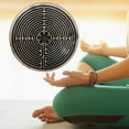 thumbnail image 6 of Joernso Meditation Finger Labyrinth Prayer Mindfulness Tool Relaxation Anxiety Relief Wooden Round Handheld Finger Maze Board Christmas Gift, 6 of 7