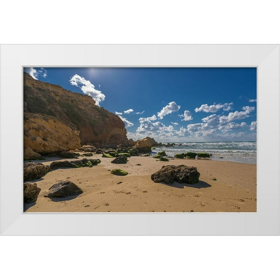 Gelman, Alan 24x16 White Modern Wood Framed Museum Art Print Titled - After the Storm