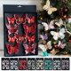 thumbnail image 1 of Adornos navideños de mariposas para el árbol, colgantes con purpurina simulada, decoración hueca y colorida, ambiente festivo, decoración navideña para el hogar, realce de ambiente festivo,, 1 of 6