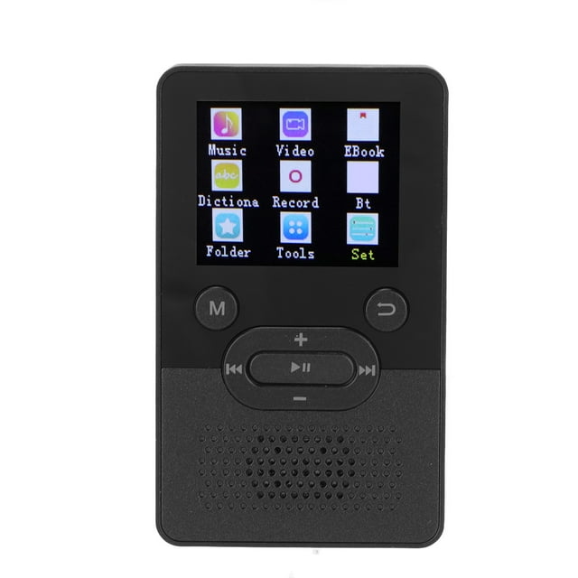 MP3 Music Player, 1.8 Inch Color Screen 8H Music Playback Time 4H Video Playback Time MP4 Player For Traveling Black,Blue,Pink