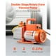 thumbnail image 2 of Bomba de vacío VEVOR 9CFM con paleta giratoria de 2 etapas para aire acondicionado automático, 2 of 9