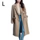 thumbnail image 3 of Sonducket Abrigo de viento para mujer, abrigo de manga larga con botones hacia abajo, ropa de moda para adultos, ropa de otoño y primavera, chaqueta Abrigos y chamarras Caqui L Sonducket AP013528-03, 3 of 6