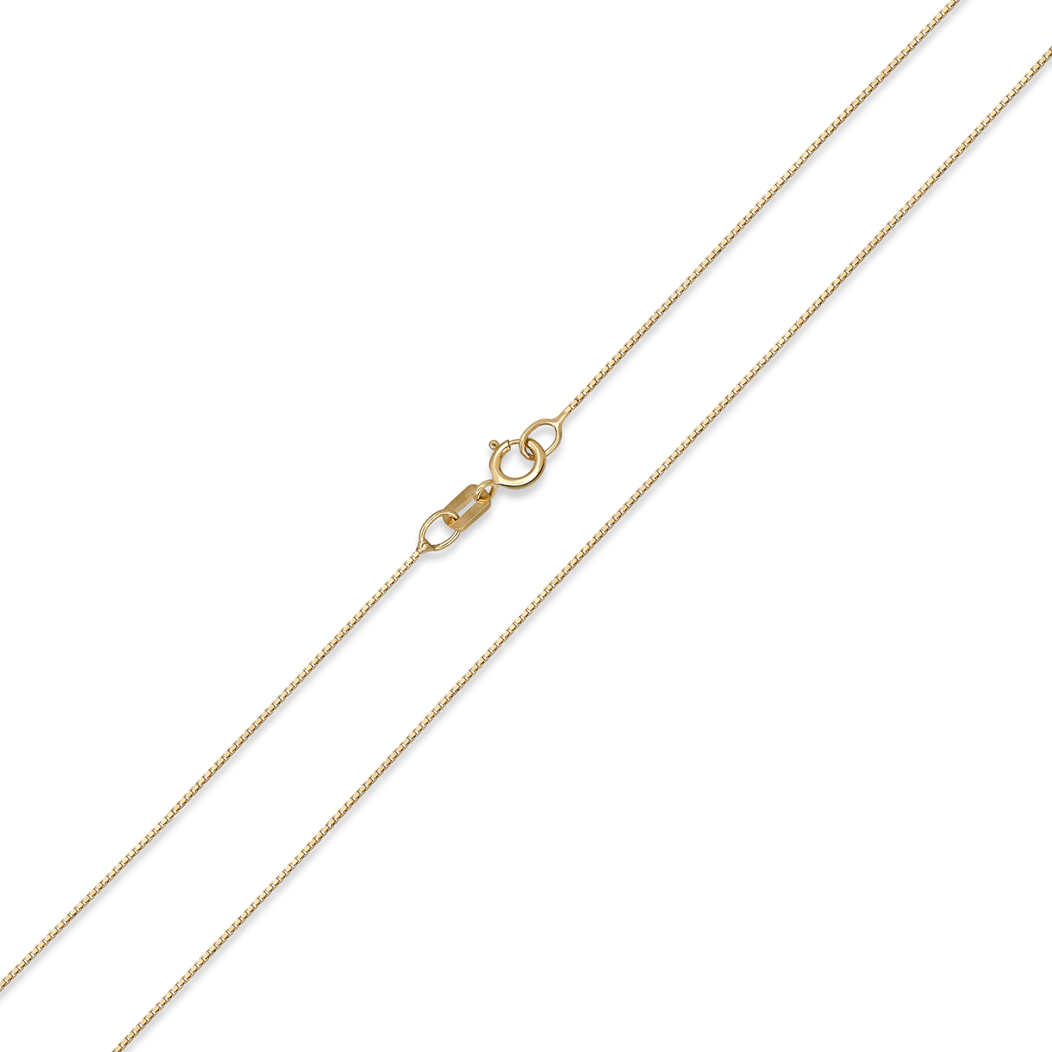 Bling Jewelry Bling Jewelry Unisex Delicate 1MM Thin Real 14K White