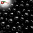 thumbnail image 4 of NY SPICE SHOP Black Gumballs - 3 Pound - Approx. 50 Pieces Per Pound - Tutti Frutti Flavor - Black Tutti Frutti Bubblegum - Midnight Chew Balls - Dark Candy Gumballs, 4 of 7