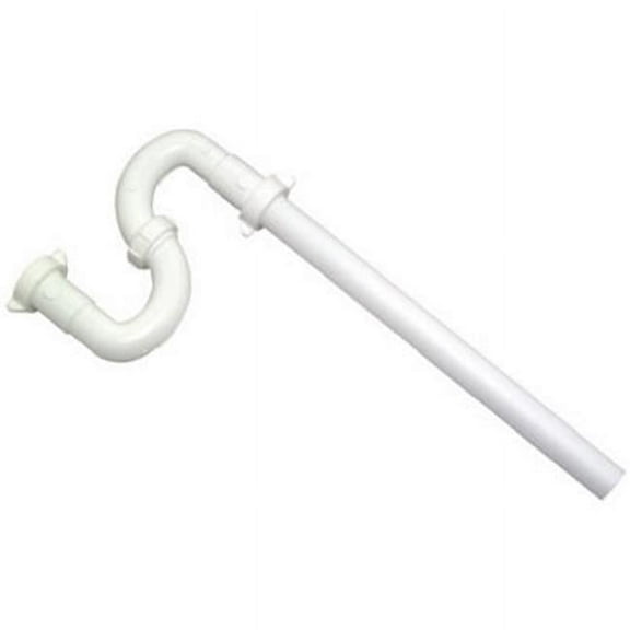 Master Plumber White Plastic Lavatory Floor Trap