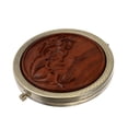 thumbnail image 4 of Weiweiguan Miroir de Maquillage Portable en Bois Métal Miroir Rond Miroir Pliant Rétro pour Femmes, 4 of 7