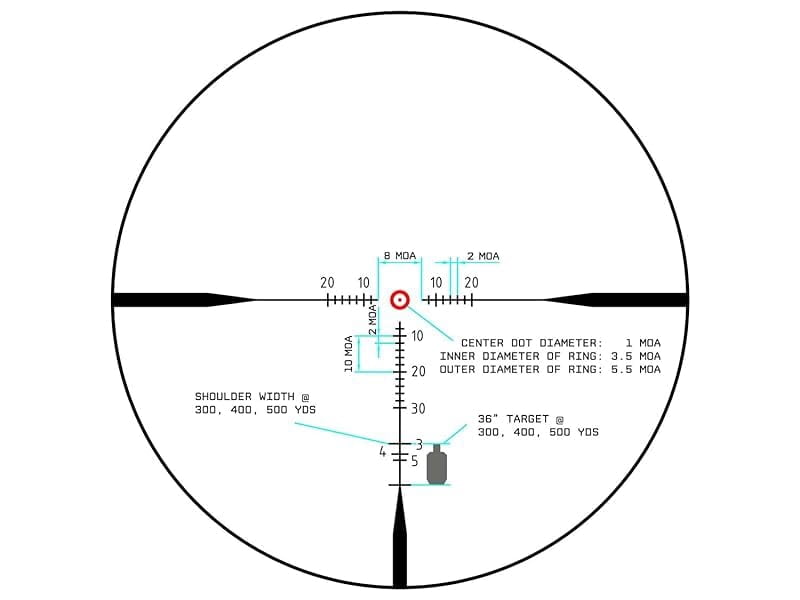 Monstrum Banshee 2-10x30 First Focal Plane FFP MPVO Scope