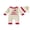 Apricot, variant on Cjfdfy Newborn Baby Boy Girl Christmas Romper Outfit My 1St Christmas Long Sleeve knit Romper And Santa Hat Set Infant Cute My First Christmas Fall Winter Holiday Set 0-18M