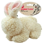 Vermont Fleece Rabbit With Squeaker 9"-