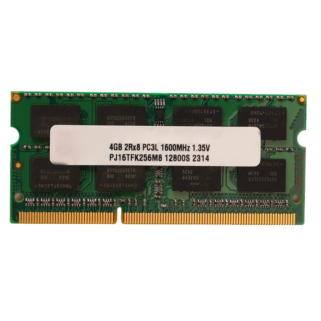 Módulo de memoria para computadora portátil DDR3 de 4 GB, 1600 MHz, estable, antidesgaste, chapado en oro, para juegos, edición y trabajo en computadora portátil