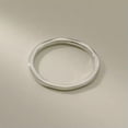thumbnail image 5 of QQTDFG 925 Sterling Silver Wave Thin Dainty Stackable Pinkie Ring A3174-7, 5 of 8