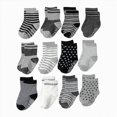 thumbnail image 4 of CAUYDY 5 6 7 Years Kids Boys Cute Socks Set 12PC Children Grip Crew Socks Spring Summer Fall Winter Sizes 5-7 Years, 4 of 4
