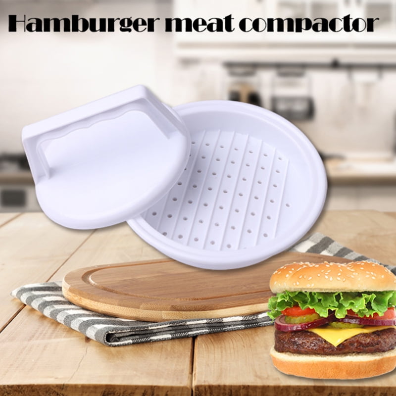 1Pcs Hamburger Meat Mold Meat DIY Plastic Press Forming Plate Maker Burger 