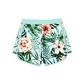 thumbnail image 4 of BOBOGOJP Girls Tankini Swimsuits 2 Piece Criss Cross Ruched Swimwear Printed Swim Shorts Girl Bathing Suit for 9-16 Years Mint Green for Size 15-16 Years, 4 of 5