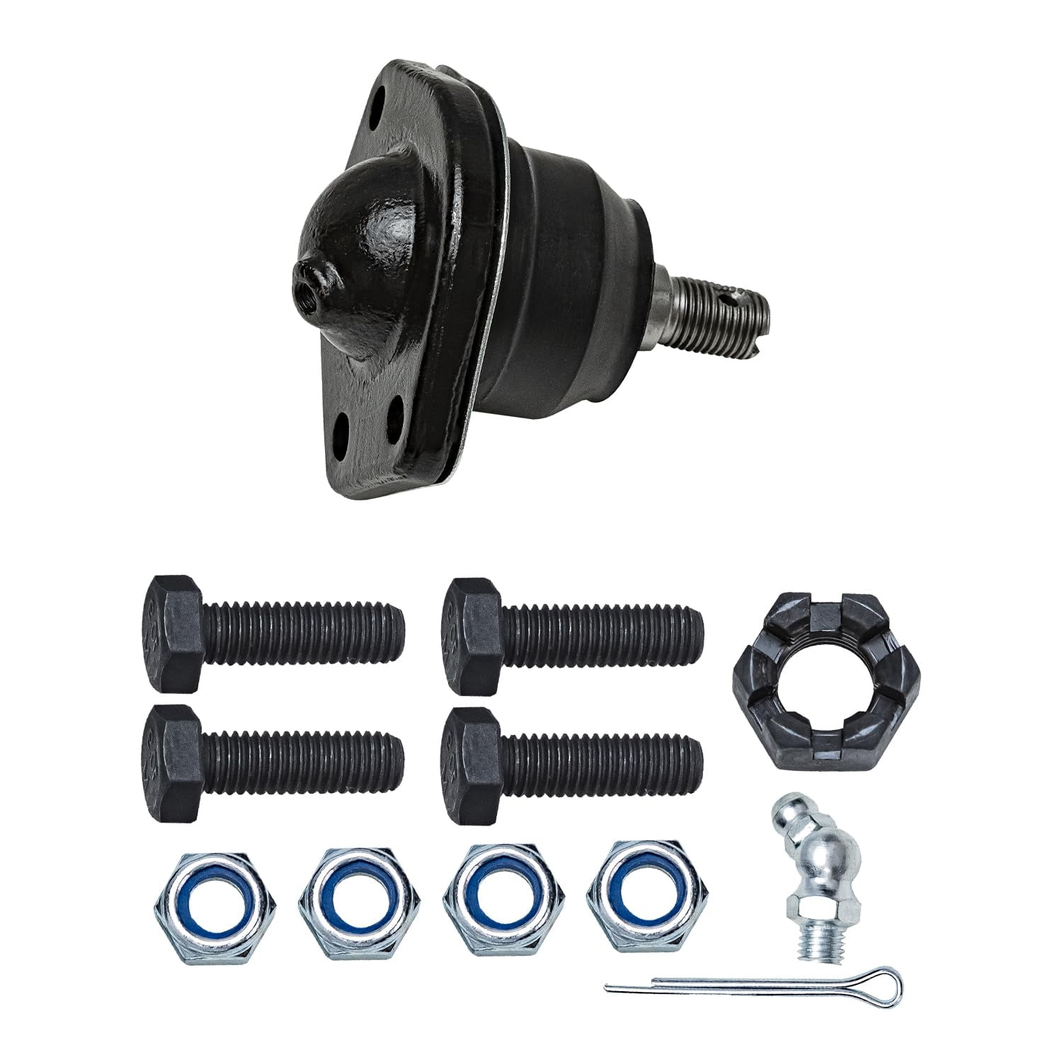 Detroit Axle - 4pc Front Ball Joints for Chevy Blazer S10 GMC Sonoma Jimmy Isuzu Hombre Olds Bravada Upper Lower Ball Joints Replacement