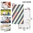 thumbnail image 6 of Yayeee 2 Pack Hand Towels for Bathroom 100% Cotton 16" x 28" Soft Absorbent Kitchen Towel, Isometric Green, 6 of 7