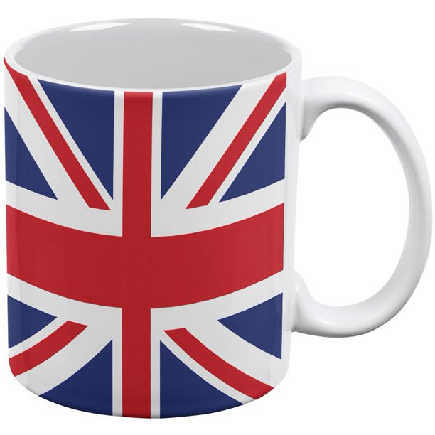British Flag Union Jack All Over Coffee Mug