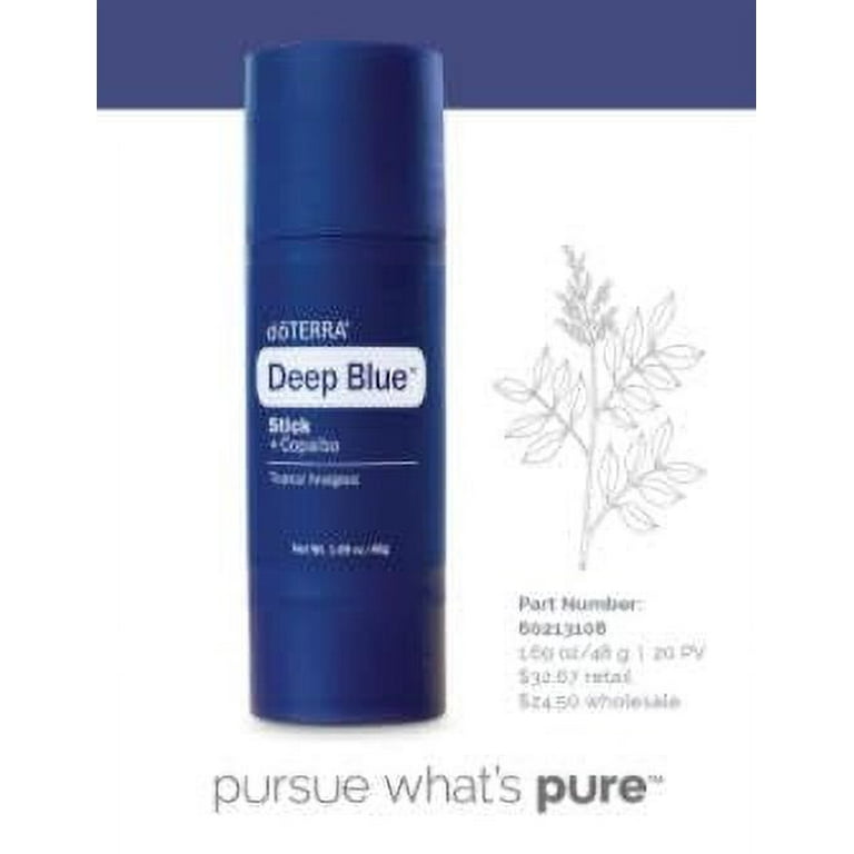 doTERRA Deep Blue Stick, Cooling Relief with Menthol, Camphor, and
