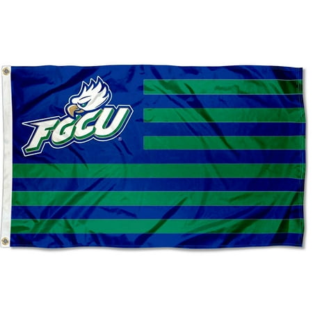 - Florida Gulf Coast Eagles American Flag Design 3' x 5' Flag