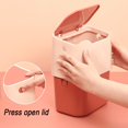 thumbnail image 5 of Cat Litter Waste Disposal Bin Small Pet Trash Can Press Type Double Layer Closed Garbage Box for Home Bathroom Pet Area, 5 of 7