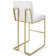 thumbnail image 3 of Ergode Privy Gold Stainless Steel Performance Velvet Bar Stool Set of 2 - Gold White, 3 of 4
