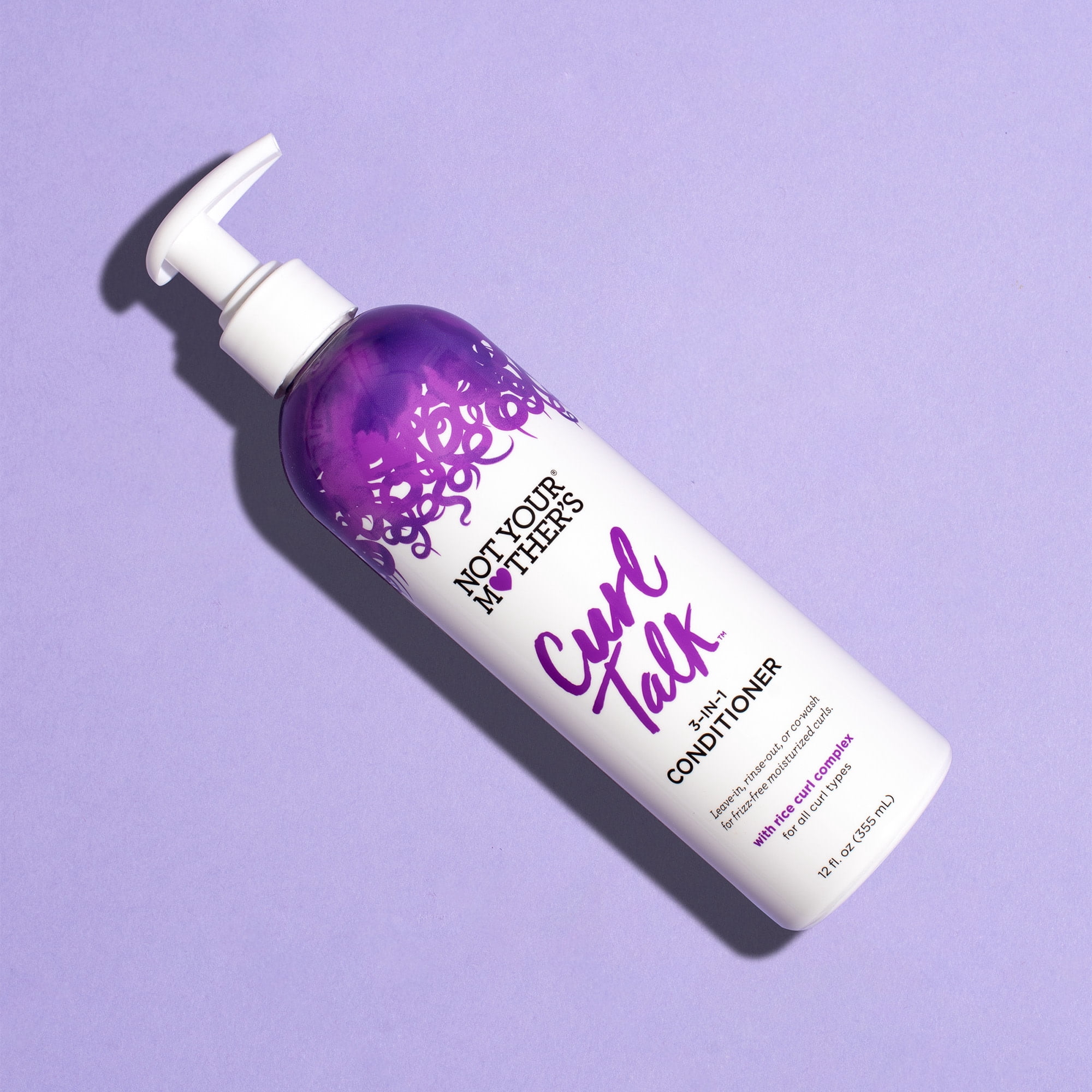Not Your Mother's Curl Talk 3-in-1 Conditioner with Rice Curl Complex, 12 Oz