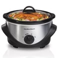 thumbnail image 1 of Hamilton Beach 33141 Kitchen Electric Counter Top 4 Quart Oval Slow Cooker Pot, 1 of 4
