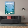 thumbnail image 3 of Epic Graffiti 'Miami' by Arctic Frame, Canvas Wall Art, 40"x54", 3 of 8