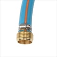 thumbnail image 2 of 3Sets Brass 5/8" Garden Hose Mender End Repair Male Female Connector with Stainless Clamp 5/8", 2 of 4