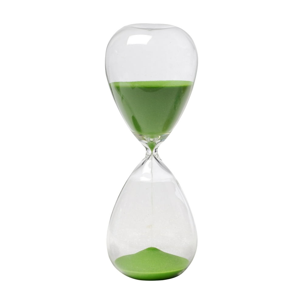 30 Minute Hourglass Sand Timer, Lime