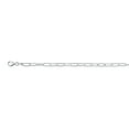 thumbnail image 4 of Rhodium Plated 925 Sterling Silver Diamond-Cut Paperclip Link Chain 3.2mm Italy 22" Jewelry Female, 4 of 5